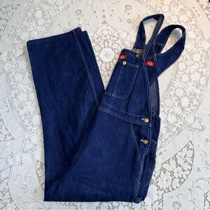 Dickies Men’s Blue Denim workwear‎ Overalls 40x32 Carpenter